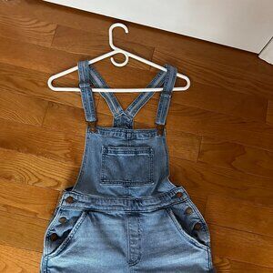 Hollister Denim Overall Shorts